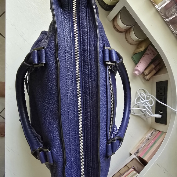 Rebecca Minkoff regan royal blue satchel - Picture 3 of 13